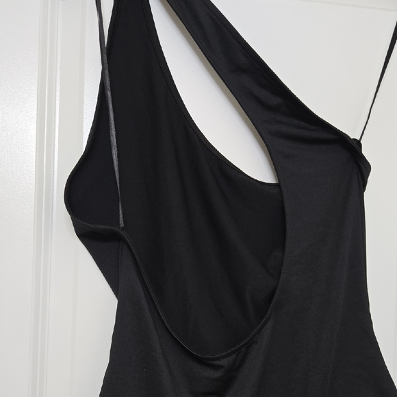 Mango Elegant Black Open back Bodysuit - Picture 7 of 7